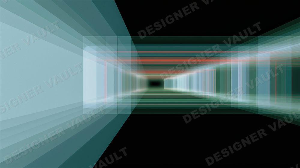 Atrium 4K background, Translucent glass perspective, design 6 of 8