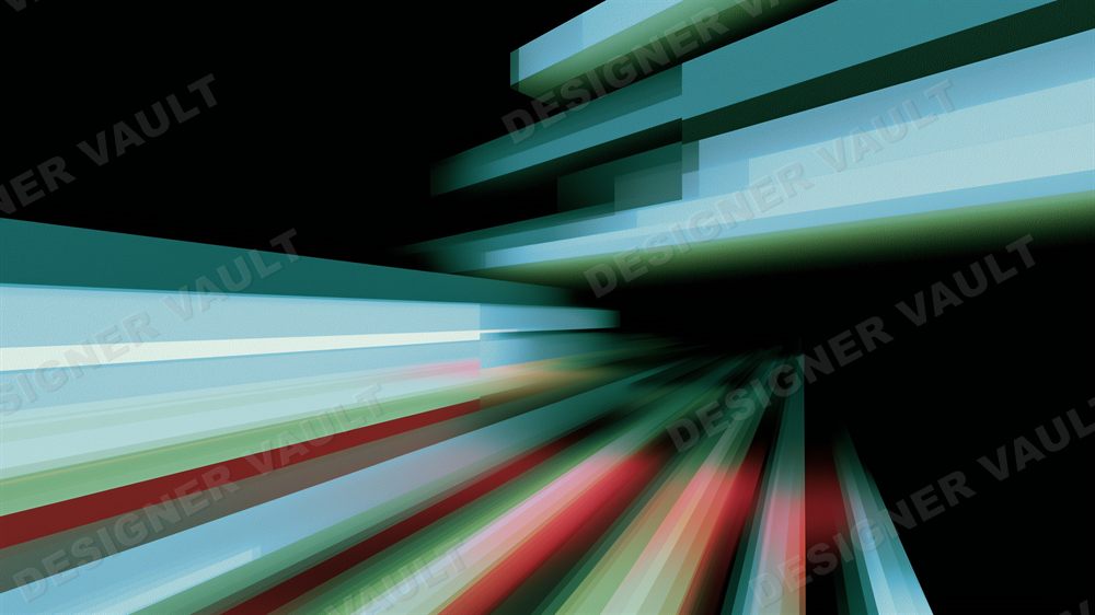 Atrium 4K background, Translucent glass perspective, design 7 of 8