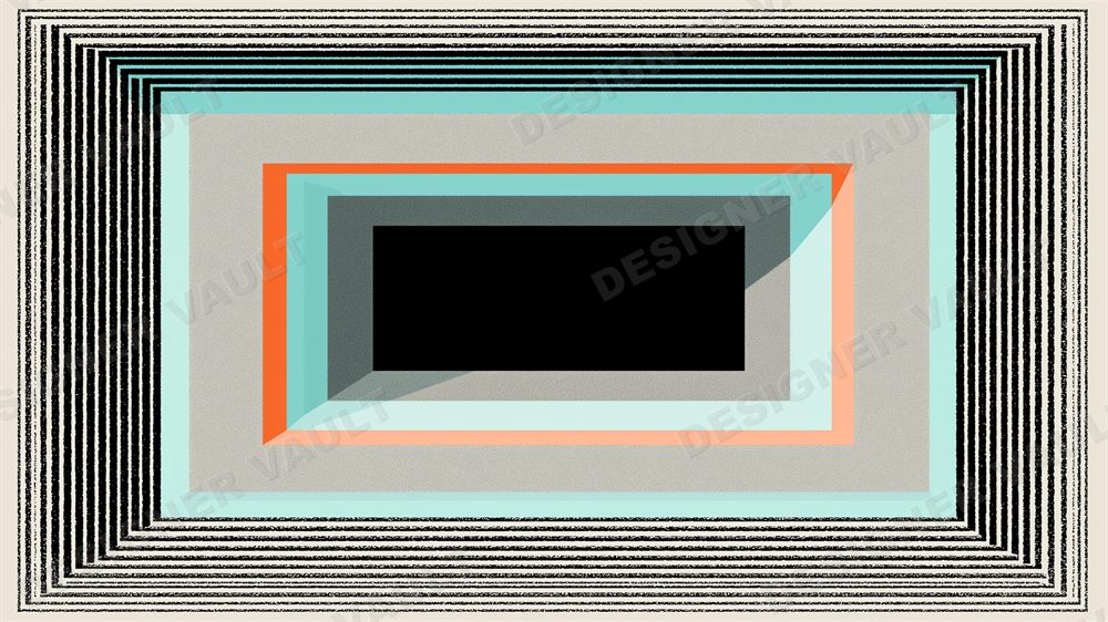 Atrium 4K background, Translucent glass perspective, design 8 of 8