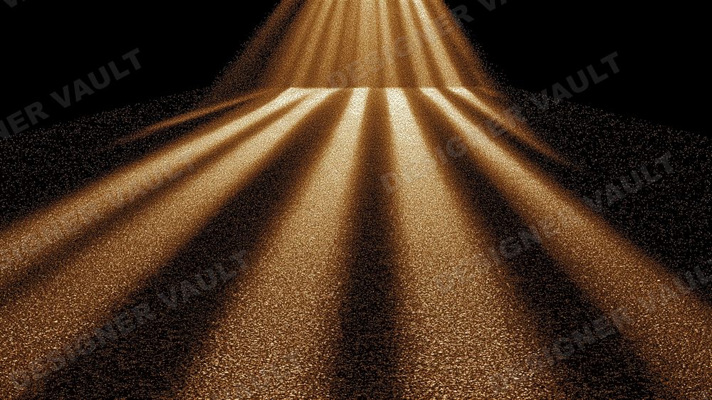 Aurelia Rays 4K background, Volumetric amber light, design 6 of 6