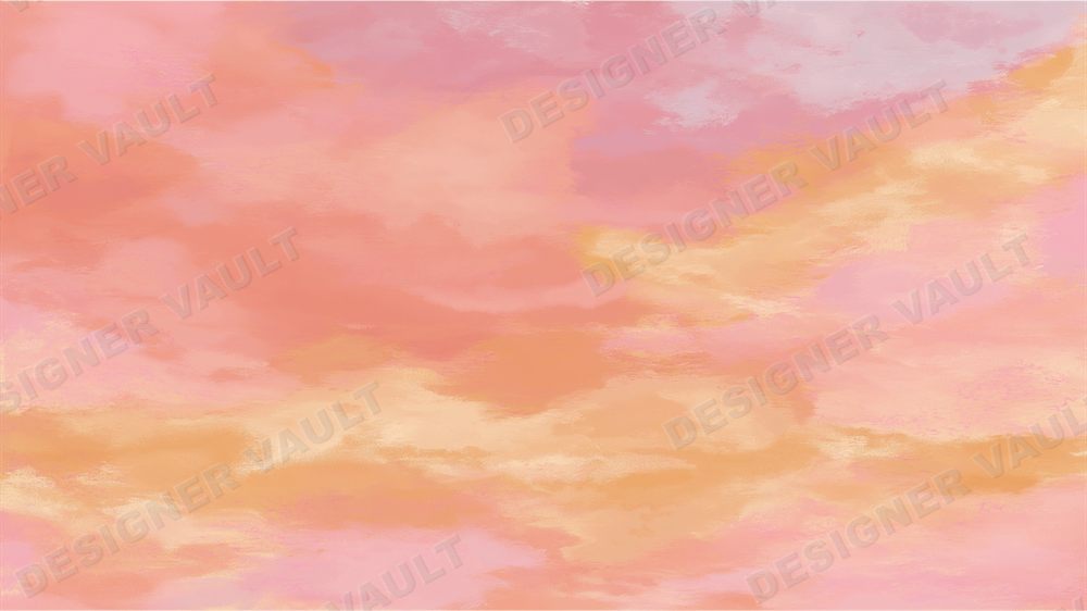 Bellini 4K background, Peach watercolour washes, design 2 of 7