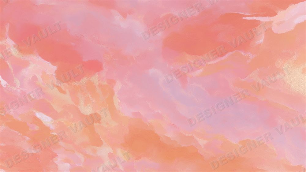 Bellini 4K background, Peach watercolour washes, design 5 of 7