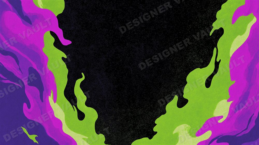 Blacklight 4K background, UV acid marbling, design 5 of 9
