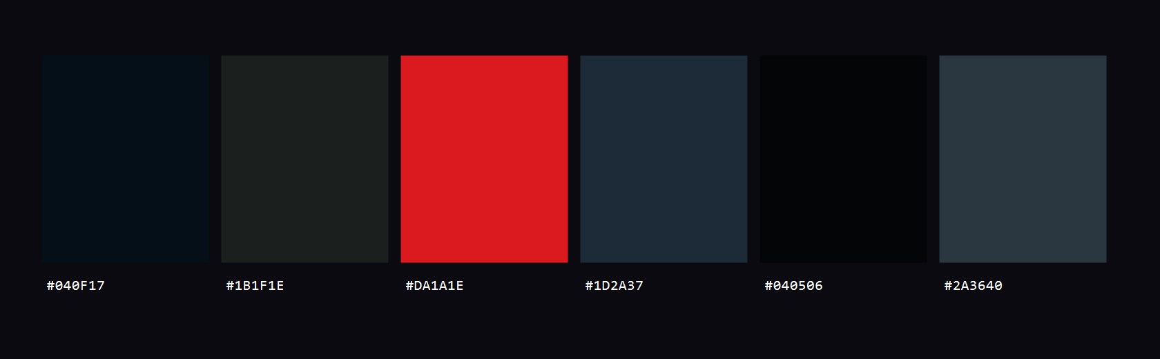 Chevron colour palette