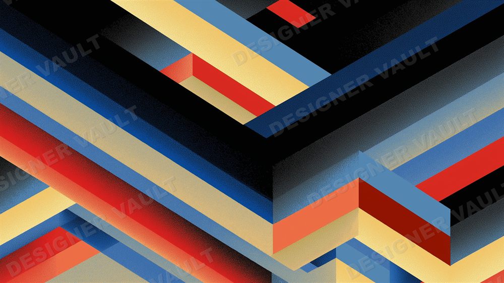 Chevron 4K background, Dimensional racing stripes, design 2 of 7