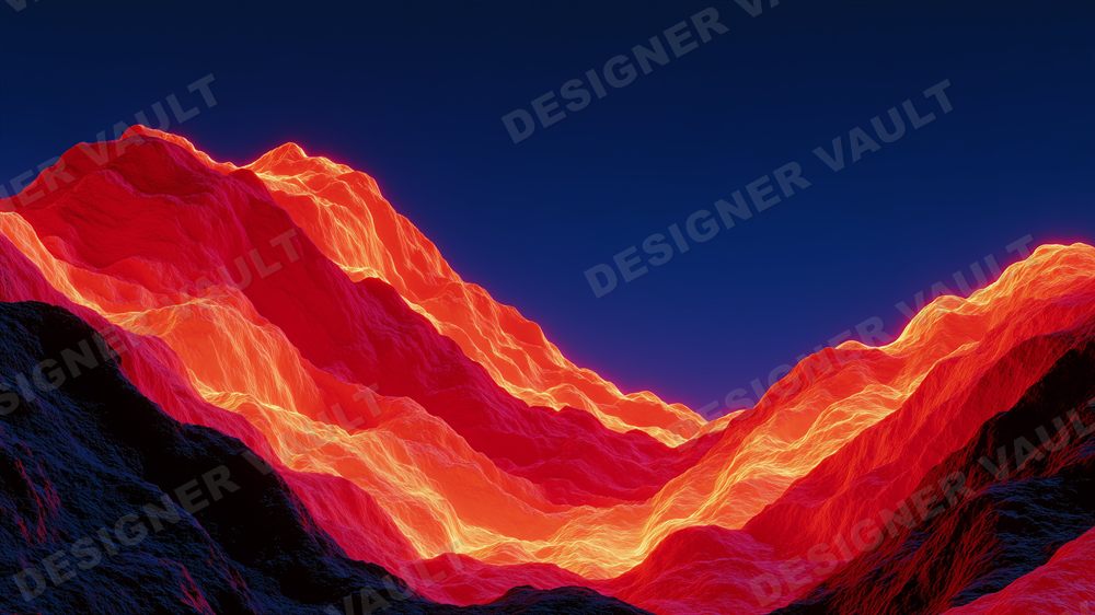 Crimson Drift 4K background, Dramatic crimson terrain, design 2 of 6