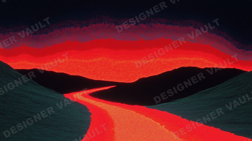 Crimson Drift 4K background, Dramatic crimson terrain, design 3 of 6