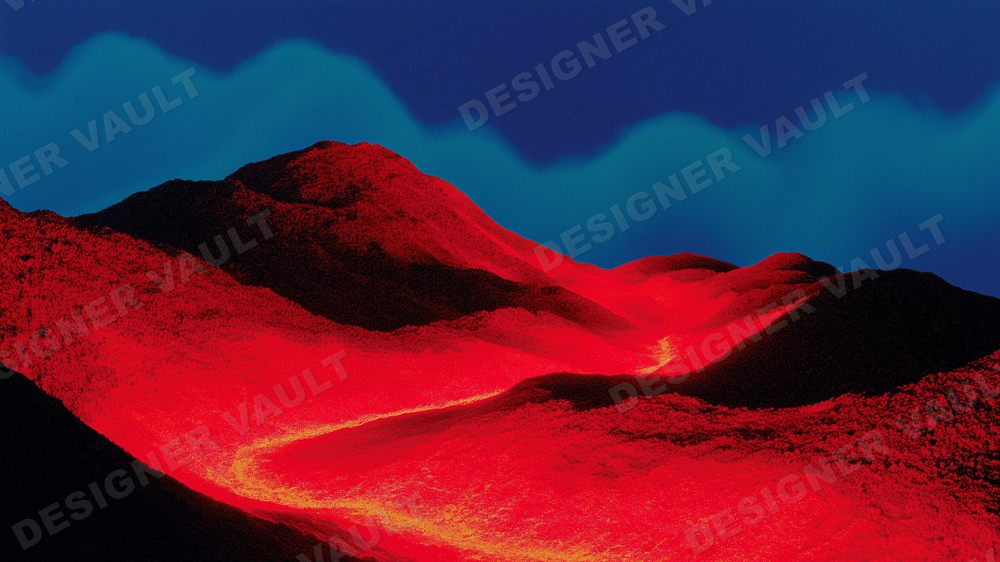Crimson Drift 4K background, Dramatic crimson terrain, design 4 of 6
