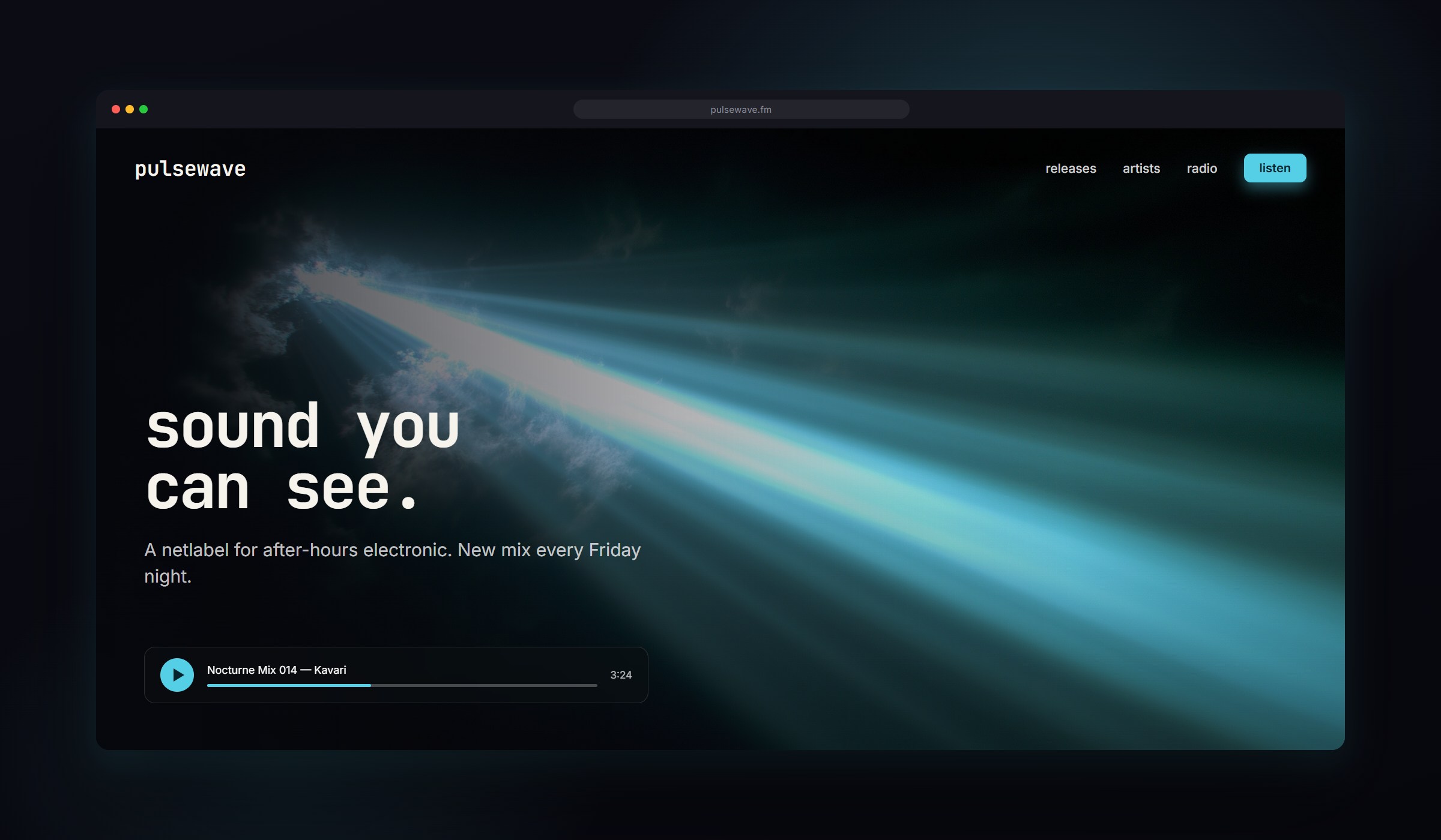 Cyan Beams