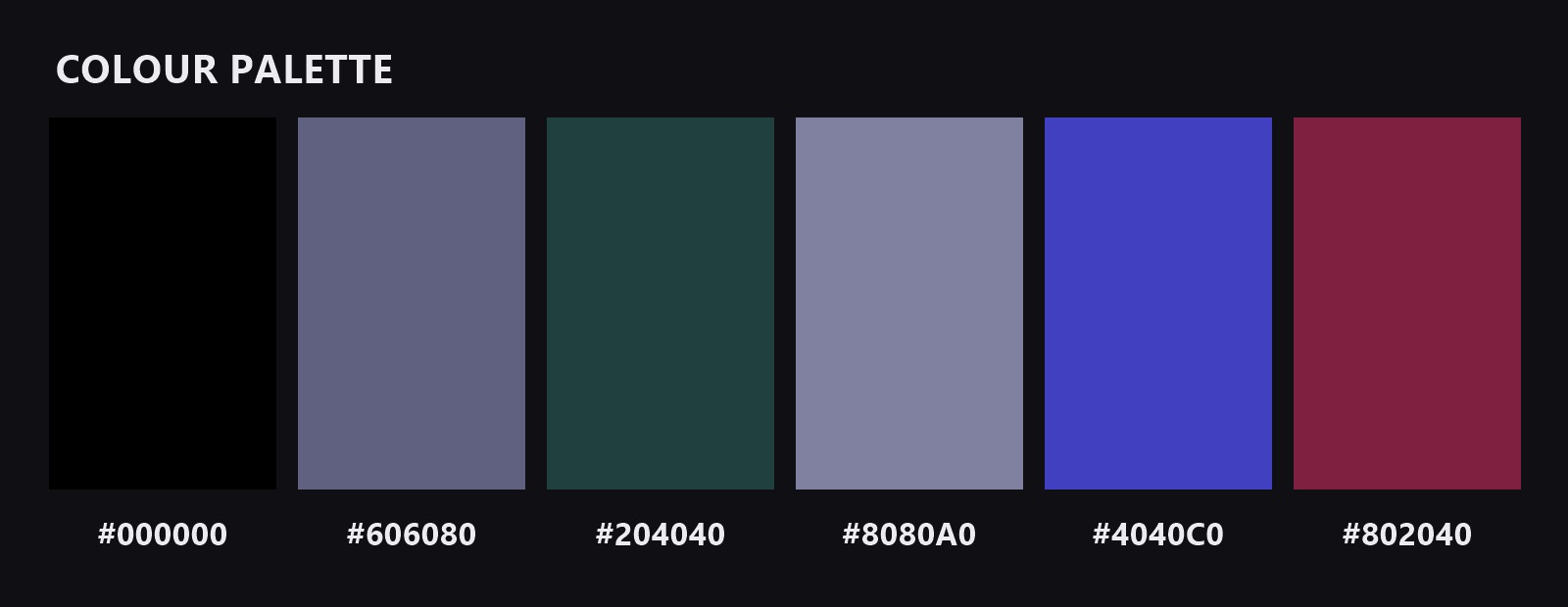 Cyan Beams colour palette