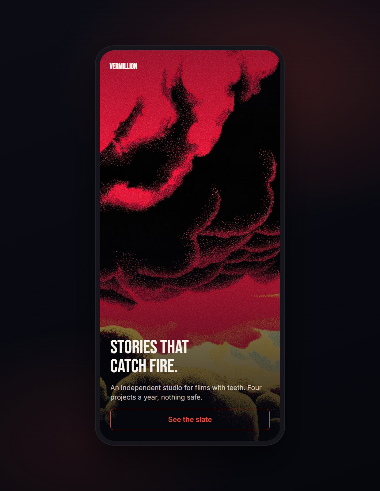 Ember shown on a phone