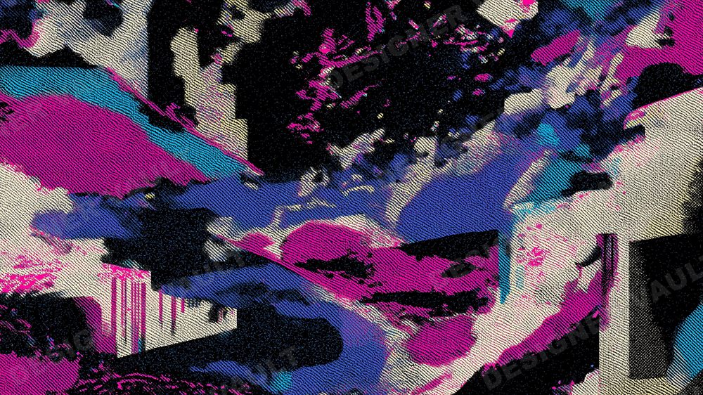 Faxed 4K background, Neon faxed-flyer marble, design 1 of 6