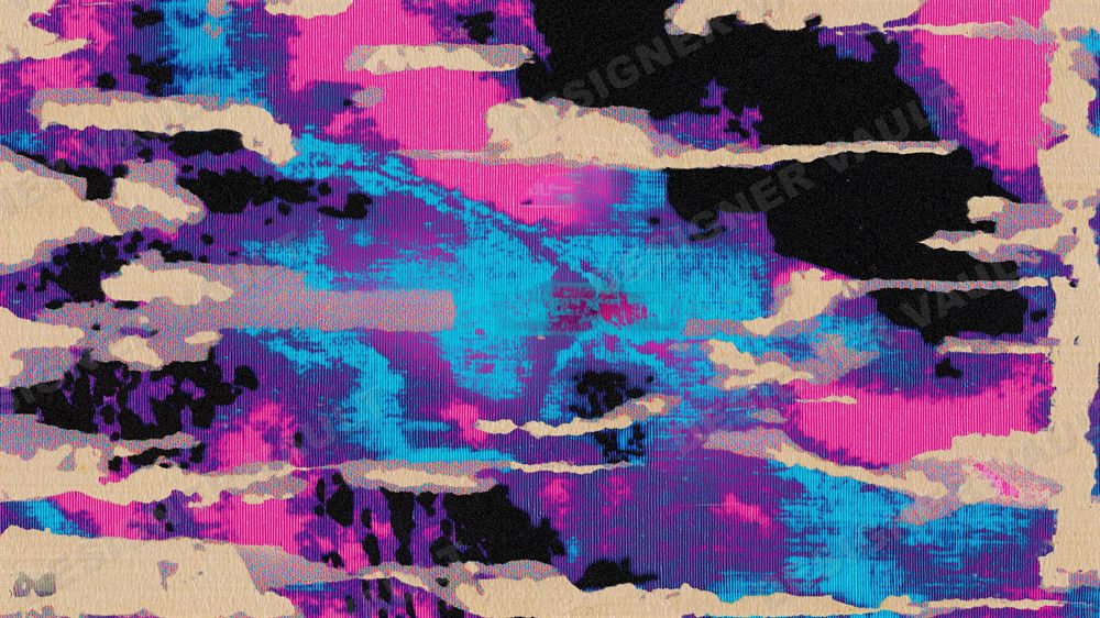 Faxed 4K background, Neon faxed-flyer marble, design 4 of 6