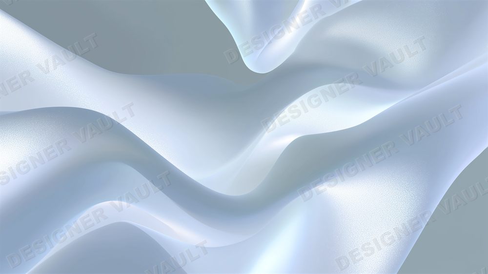 Frost Silk 4K background, Silver-mint morning silk, design 5 of 6