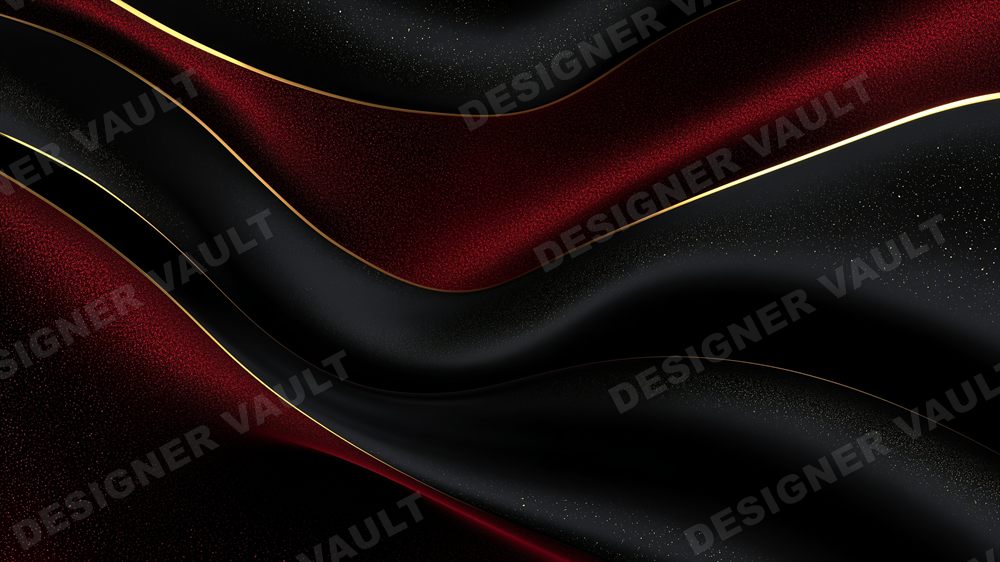 Lacquer Night 4K background, Oxblood & gold lacquer, design 1 of 6