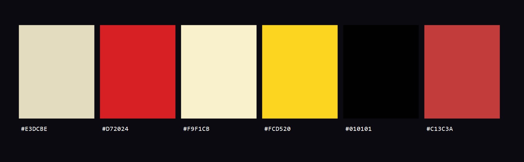 Ligne Claire colour palette