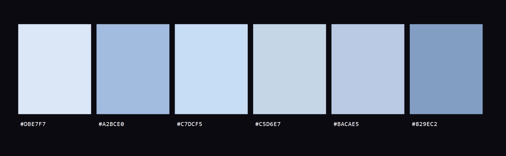 Lumen colour palette