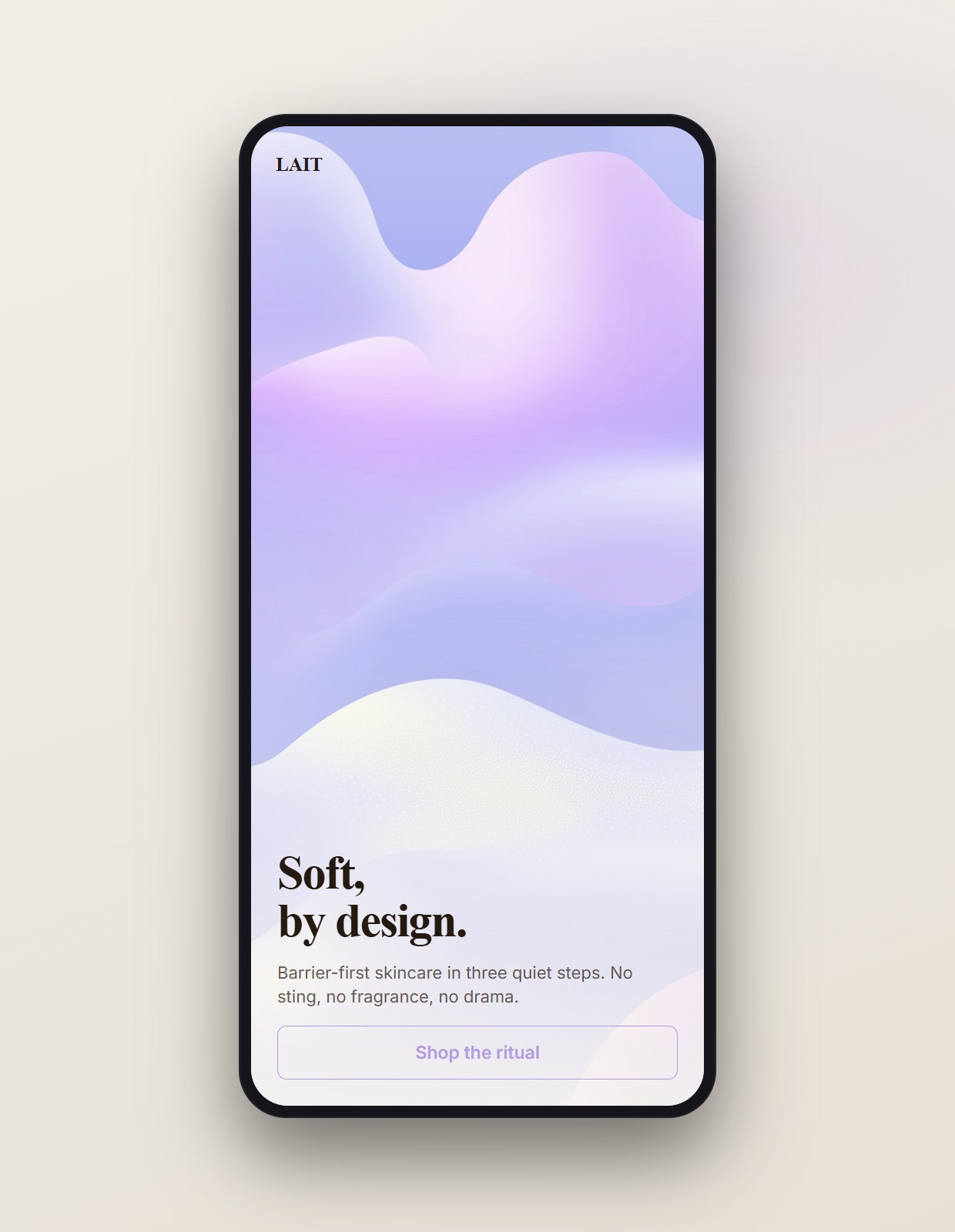 Macaron shown on a phone