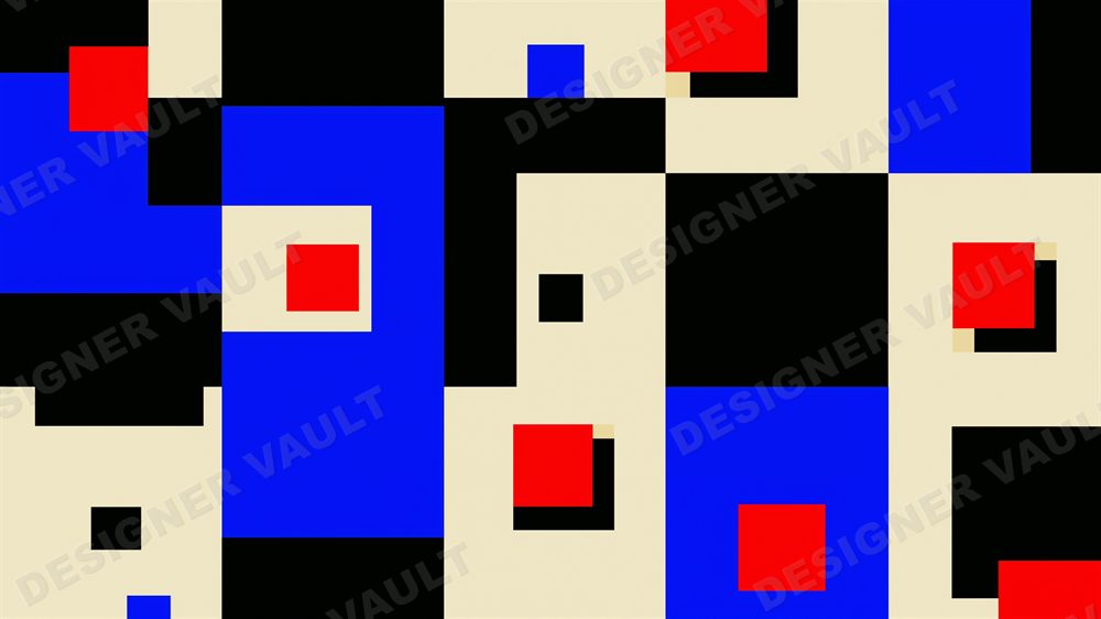 Manifesto 4K background, Constructivist poster geometry, design 4 of 7