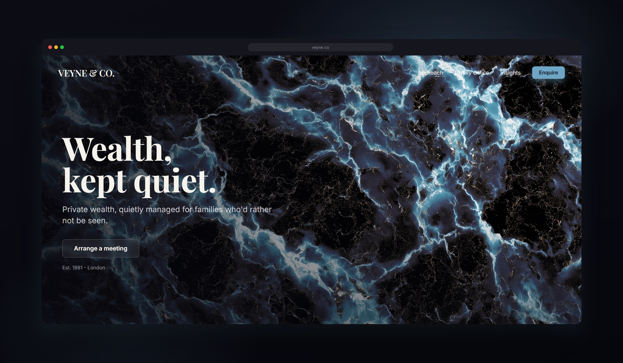 Dark-mode website backgrounds