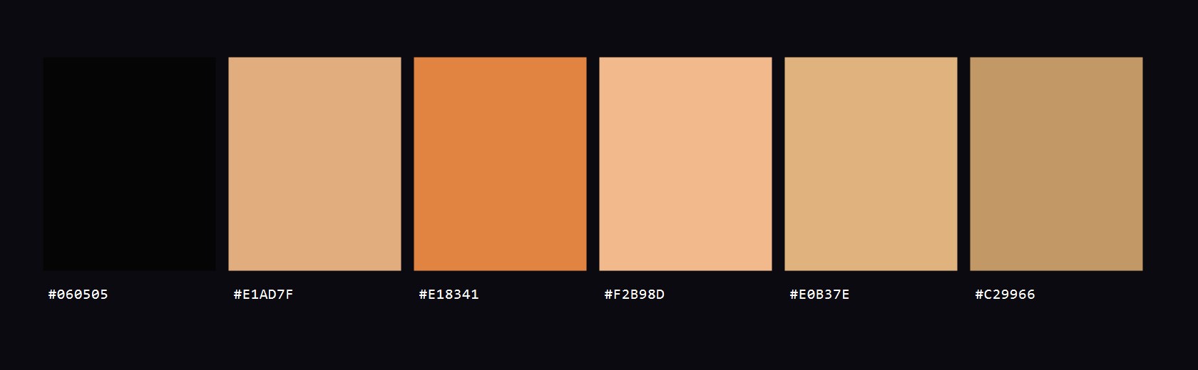 Medina colour palette
