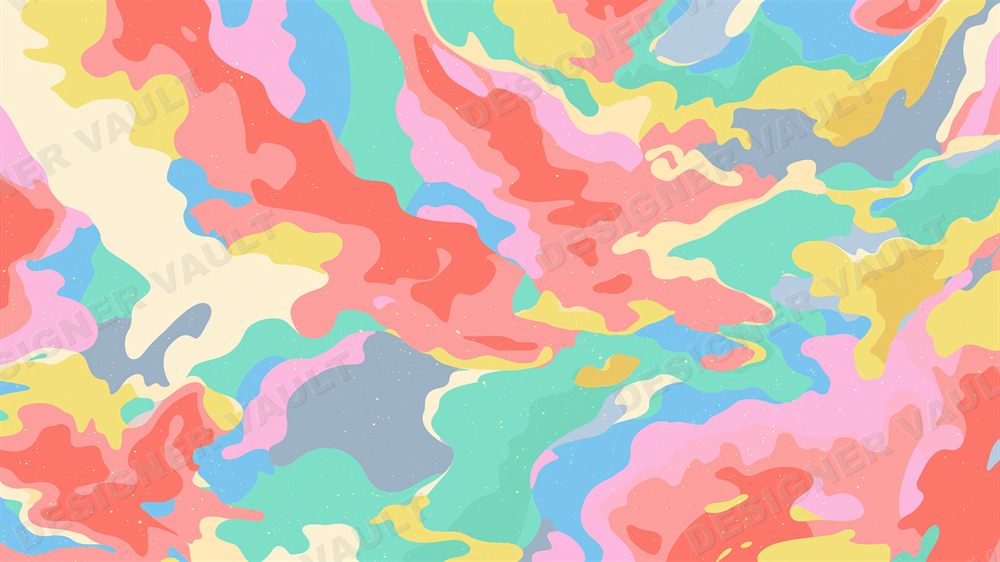 Mirage 4K background, Pastel liquid camo, design 1 of 8