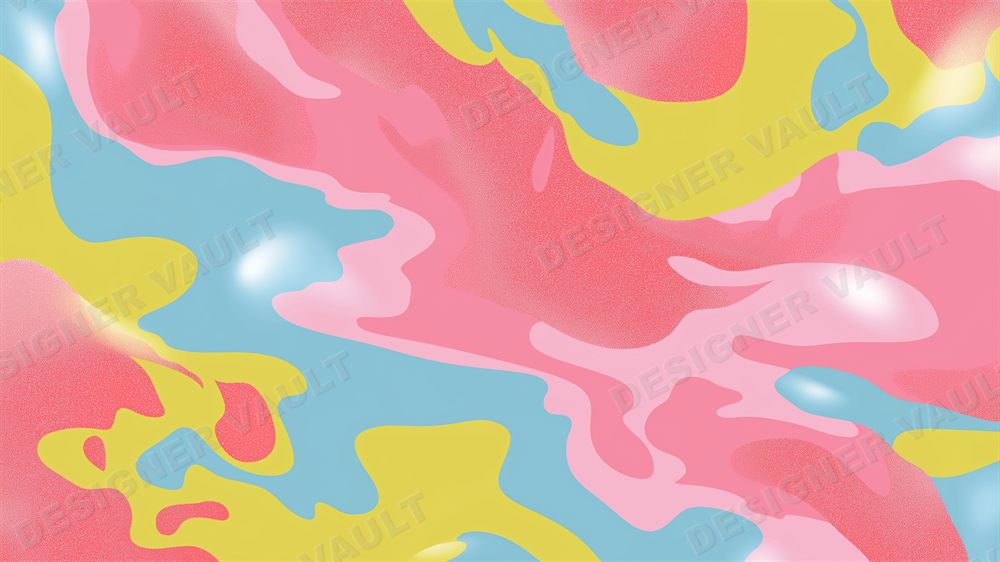 Mirage 4K background, Pastel liquid camo, design 4 of 8