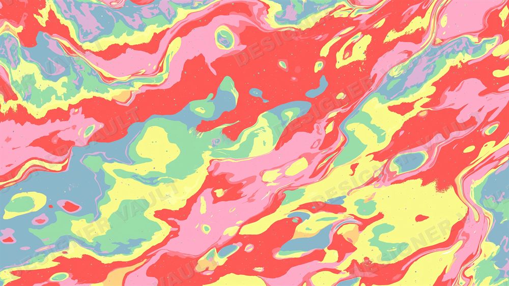 Mirage 4K background, Pastel liquid camo, design 6 of 8