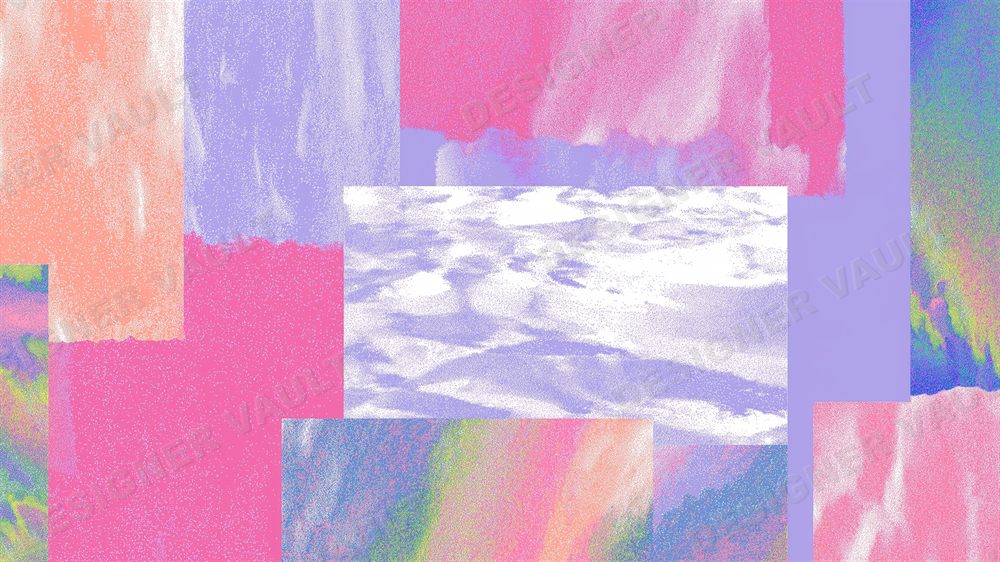Moodboard 4K background, Pastel paper patchwork, design 4 of 8