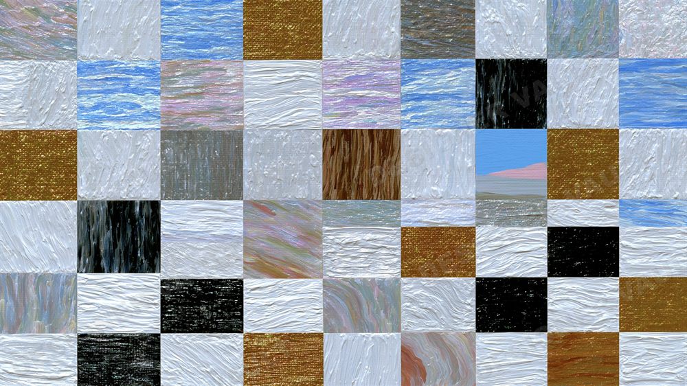 Moodboard 4K background, Pastel paper patchwork, design 8 of 8