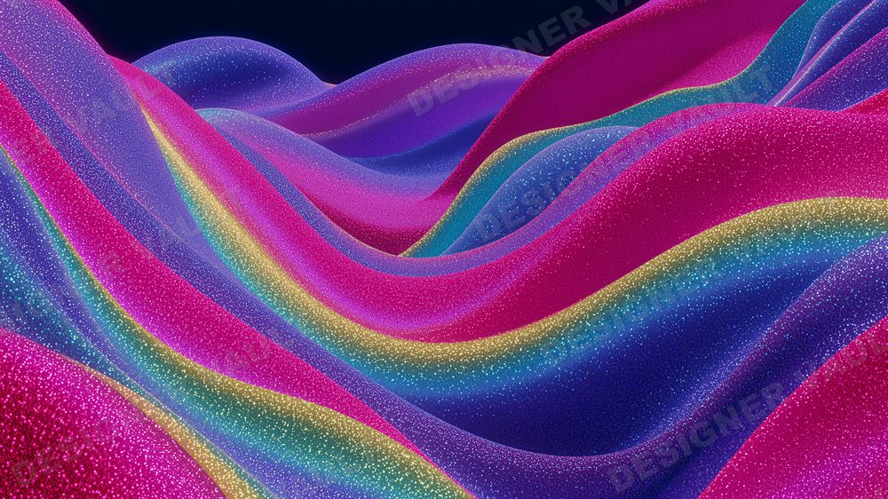 Neon Mesh 4K background, Electric conic-gradient meshes, design 3 of 6
