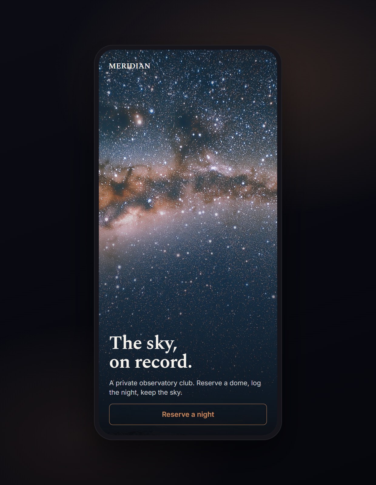 Observatory on mobile