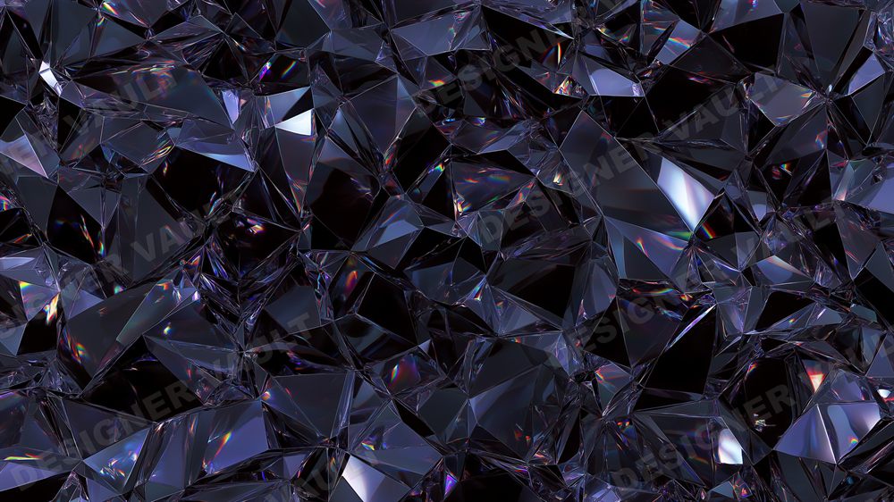 Obsidian 4K background, Iridescent black crystal, design 8 of 8
