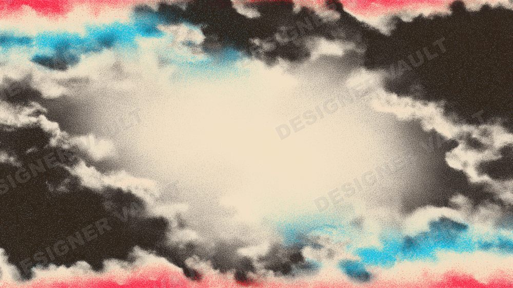Photocopy Fog 4K background, Soft photocopied fog gradients, design 5 of 5