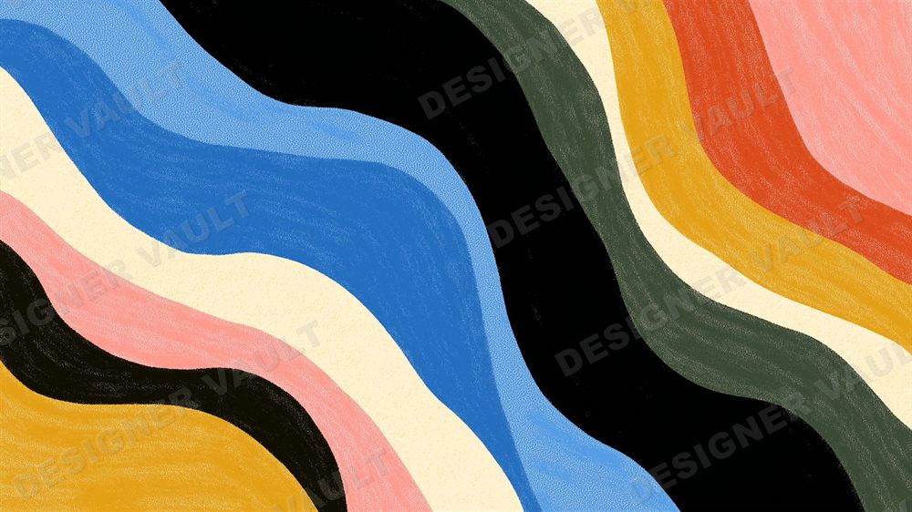 Piazza 4K background, Poster-flat crowds & profiles, design 6 of 6