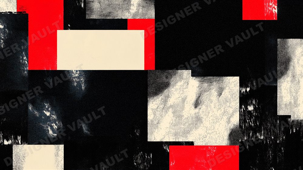 Post-Punk 4K background, Cut-and-paste punk collage, design 2 of 5