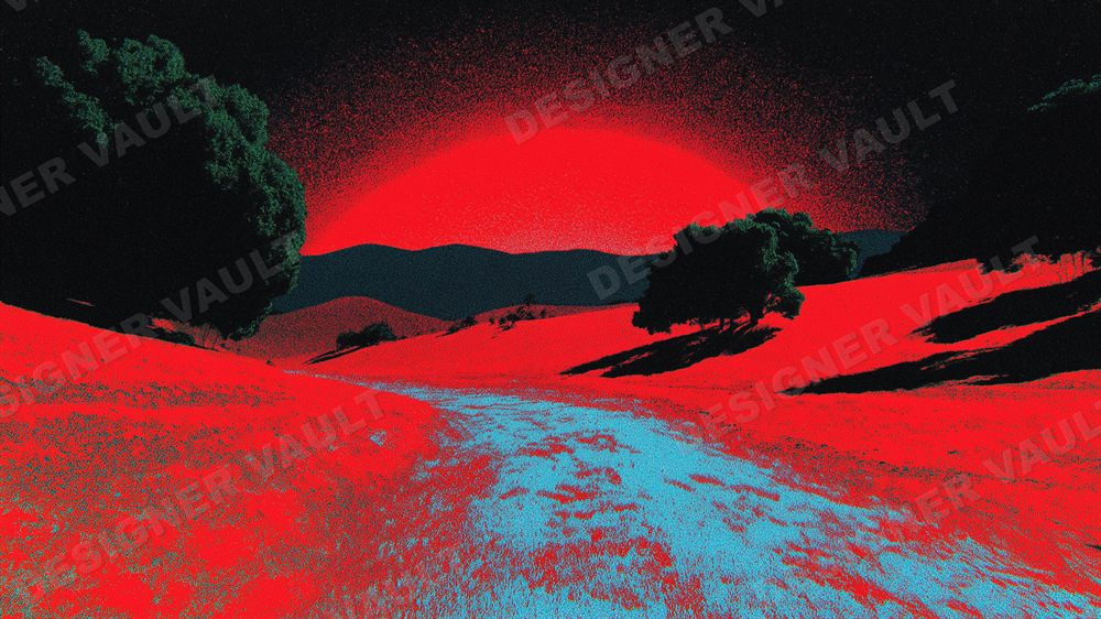Rage Grain 4K background, Blood-red grainy chaos, design 2 of 5
