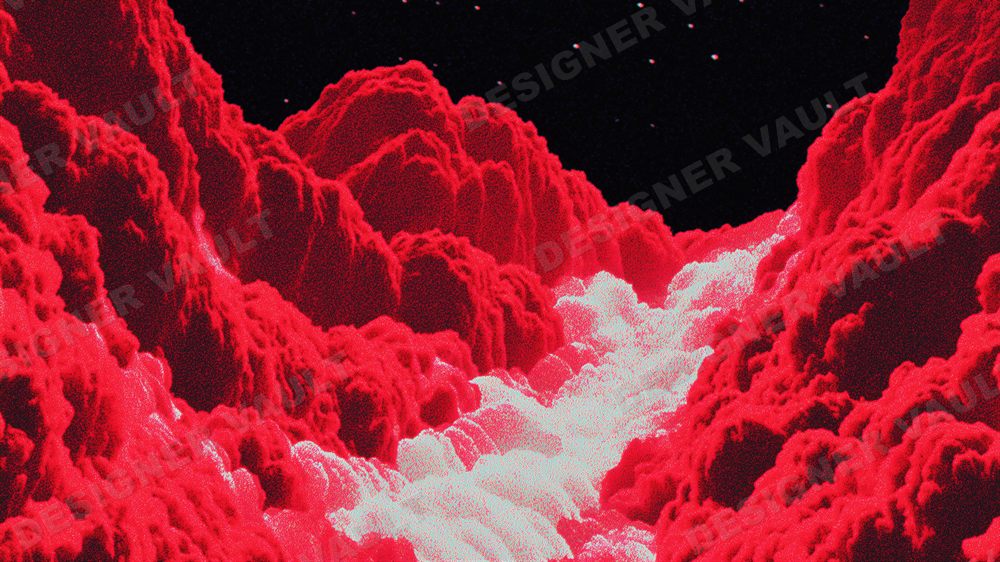 Rage Grain 4K background, Blood-red grainy chaos, design 4 of 5