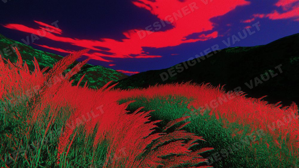 Rage Grain 4K background, Blood-red grainy chaos, design 5 of 5