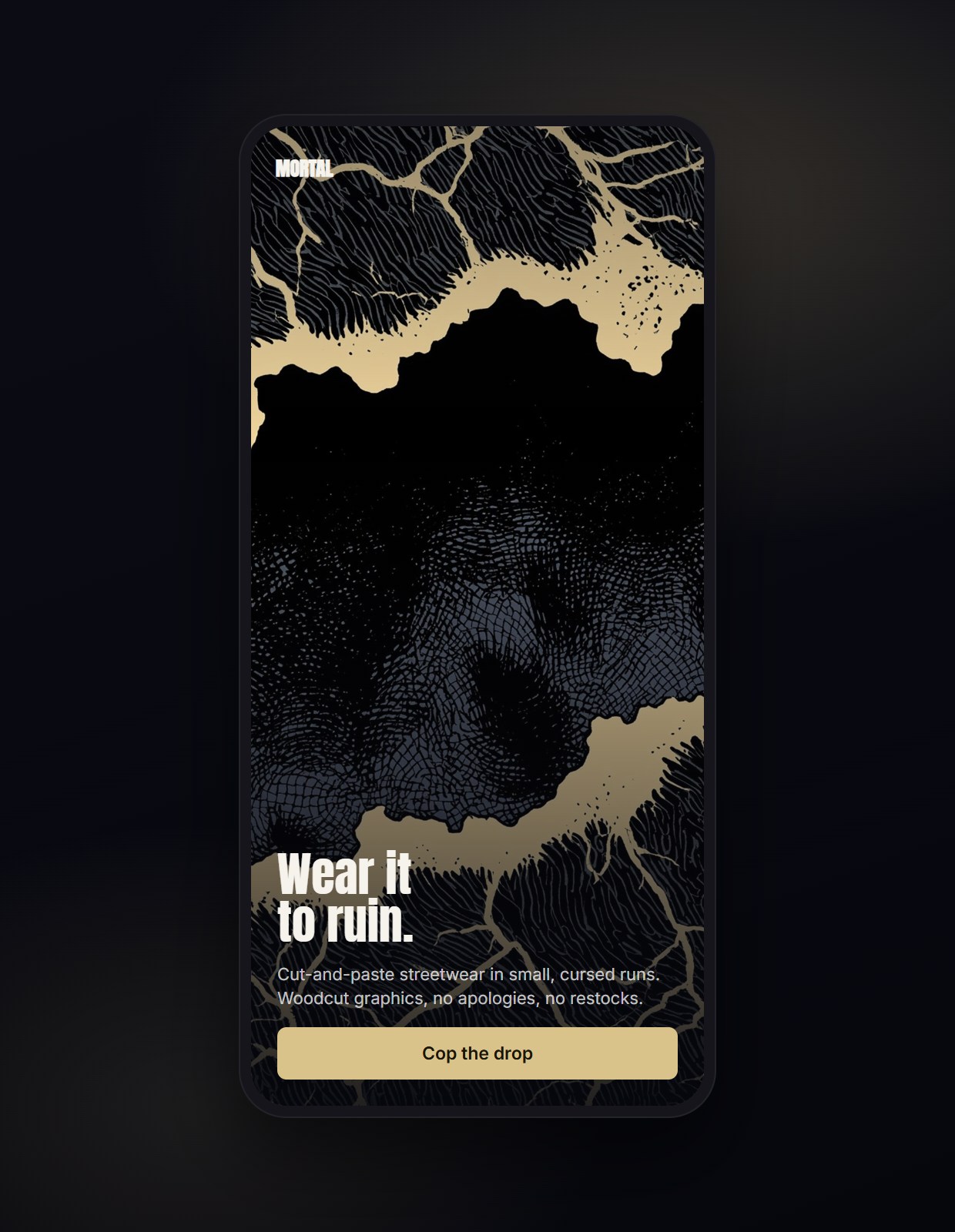 Relic shown on a phone