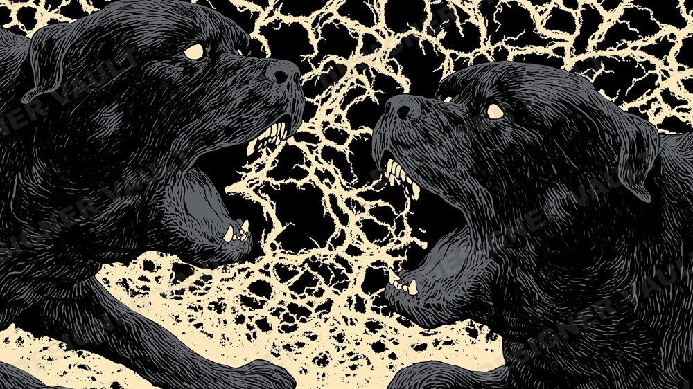 Relic 4K background, Dark woodcut illustration, design 6 of 9
