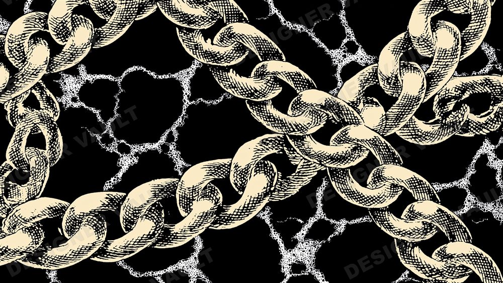 Relic 4K background, Dark woodcut illustration, design 7 of 9
