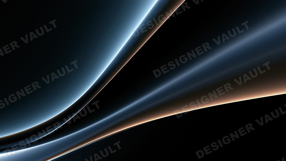 Slipstream 4K background, Dark glossy copper-edged waves, design 7 of 8