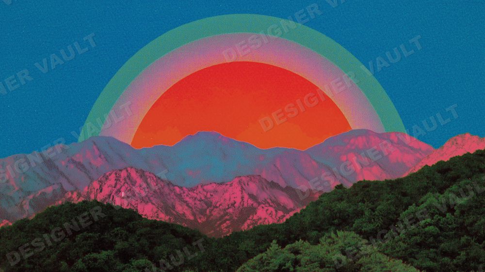 Solar Drift 4K background, Retro 1978 sci-fi airbrush, design 5 of 6