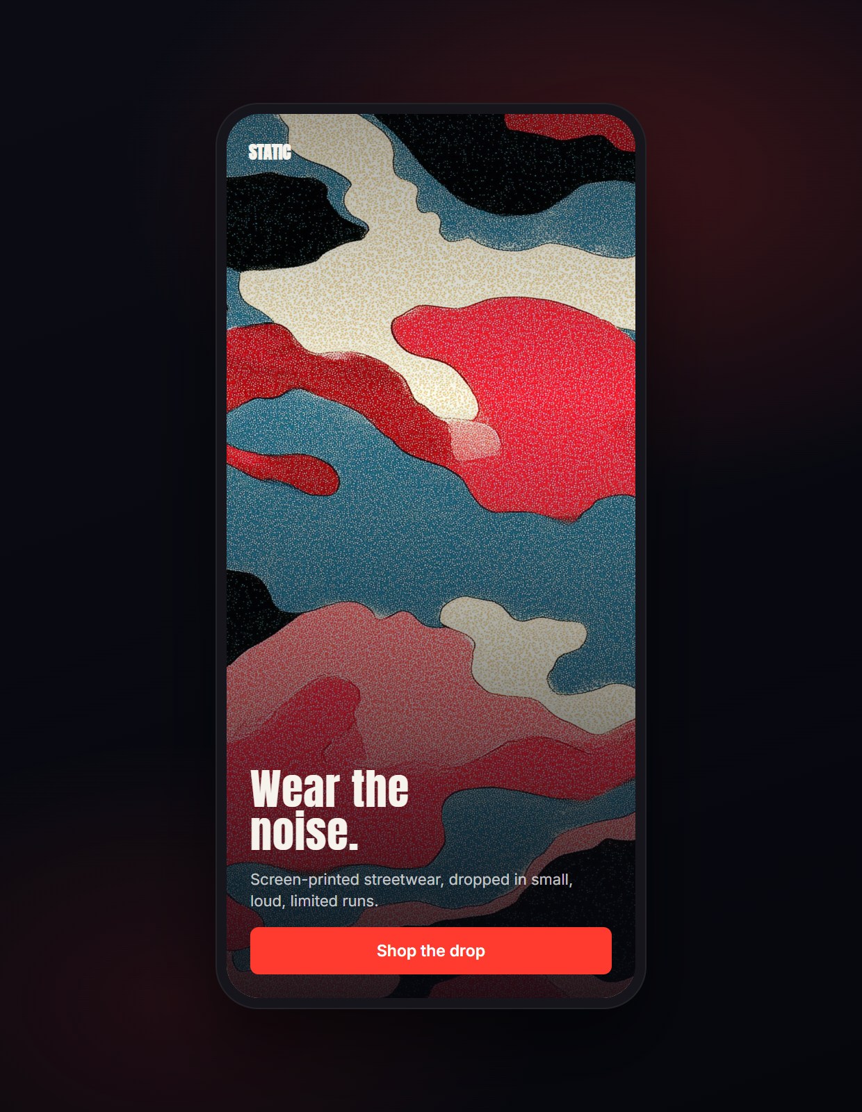 Static on mobile