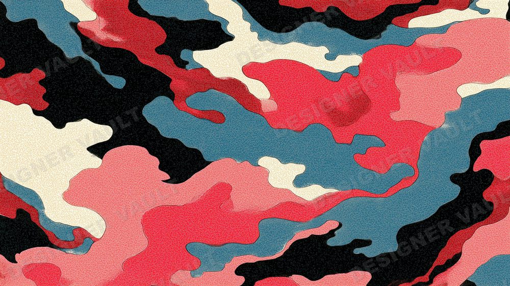 Static 4K background, Bold screen-printed streetwear, design 1 of 7