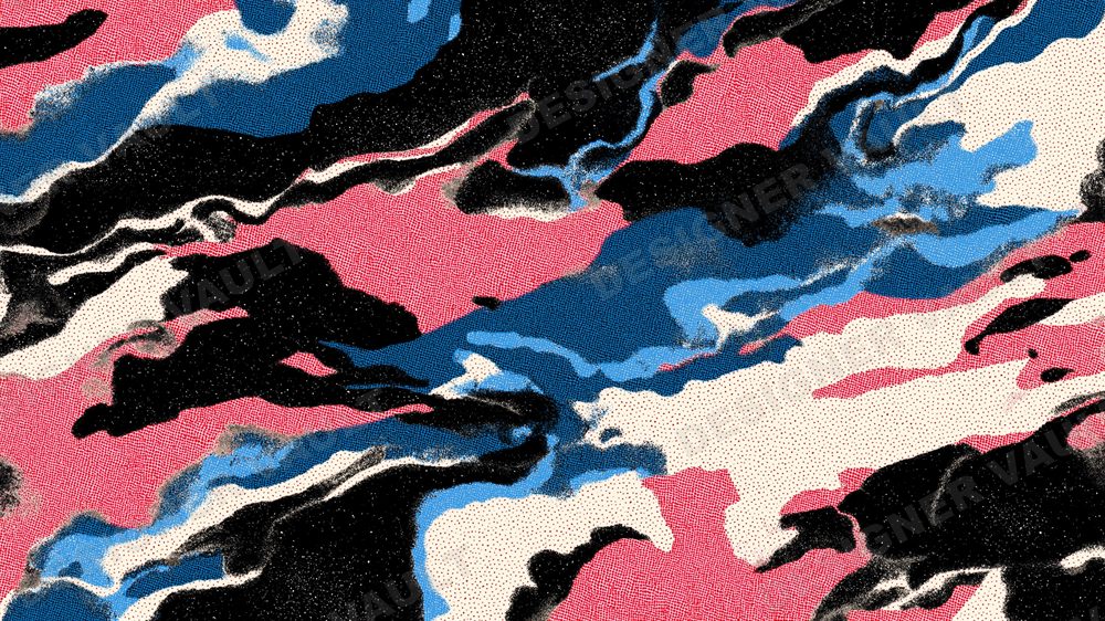 Static 4K background, Bold screen-printed streetwear, design 2 of 7