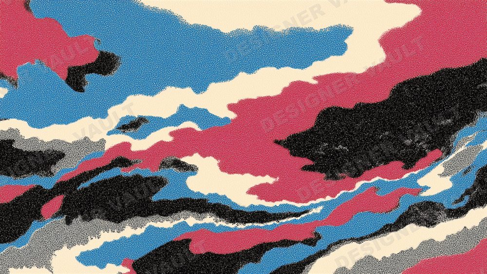 Static 4K background, Bold screen-printed streetwear, design 3 of 7