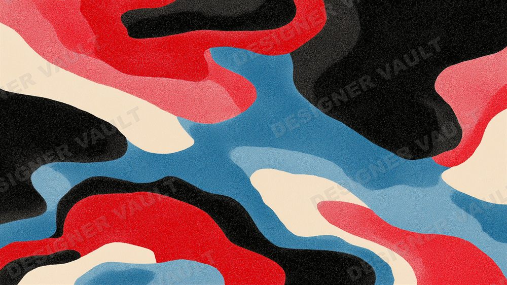 Static 4K background, Bold screen-printed streetwear, design 7 of 7