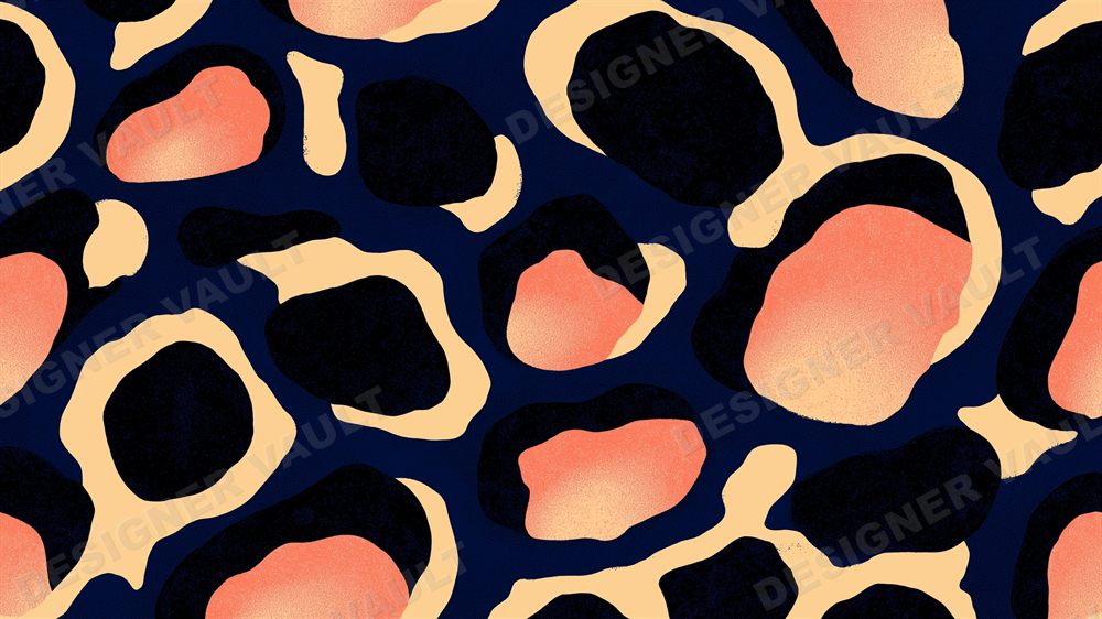 Tidepool 4K background, Organic coral cell pattern, design 5 of 6